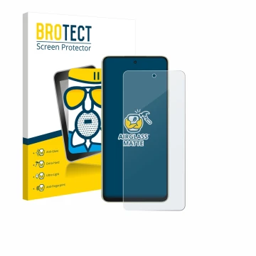 Parte frontale di una confezione del prodotto con il logo del marchio BROTECT. Accanto è raffigurato il dispositivo Oppo A5 En