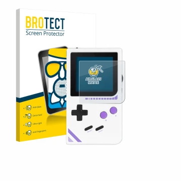 Parte frontale di una confezione del prodotto con il logo del marchio BROTECT. Accanto è raffigurato il dispositivo Modretro C