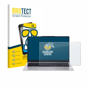 Parte frontale di una confezione del prodotto con il logo del marchio BROTECT. Accanto è raffigurato il dispositivo Acer Aspir