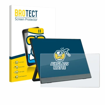 Parte frontale di una confezione del prodotto con il logo del marchio BROTECT. Accanto è raffigurato il dispositivo Anmite A14