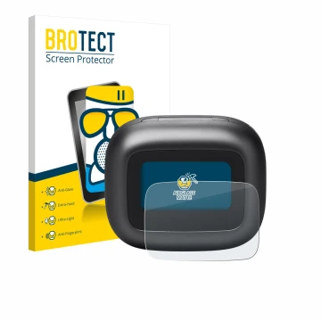 Parte frontale di una confezione del prodotto con il logo del marchio BROTECT. Accanto è raffigurato il dispositivo JBL Live B