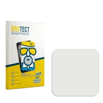 Parte frontale di una confezione del prodotto con il logo del marchio BROTECT. Accanto si trova la protezione per lo schermo c