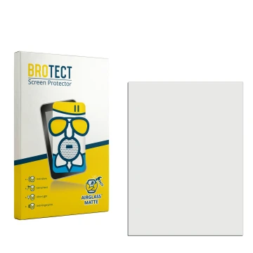 Parte frontale di una confezione del prodotto con il logo del marchio BROTECT. Accanto si trova la protezione per lo schermo c