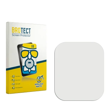 Parte frontale di una confezione del prodotto con il logo del marchio BROTECT. Accanto si trova la protezione per lo schermo c