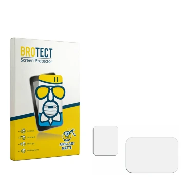 Parte frontale di una confezione del prodotto con il logo del marchio BROTECT. Accanto si trova la protezione per lo schermo c