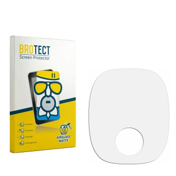 Parte frontale di una confezione del prodotto con il logo del marchio BROTECT. Accanto si trova la protezione per lo schermo c