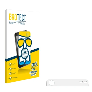 Parte frontale di una confezione del prodotto con il logo del marchio BROTECT. Accanto si trova la protezione per lo schermo c