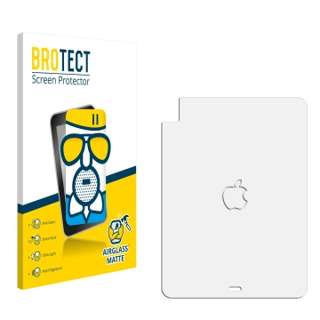 Parte frontale di una confezione del prodotto con il logo del marchio BROTECT. Accanto si trova la protezione per lo schermo c