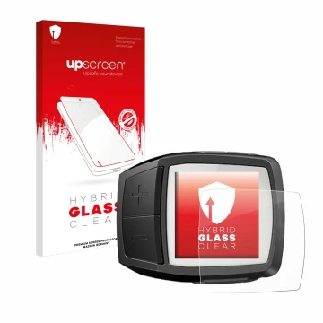 Parte frontale di una confezione del prodotto con il logo del marchio upscreen. Accanto è raffigurato il dispositivo Bosch Pur