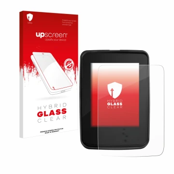 Parte frontale di una confezione del prodotto con il logo del marchio upscreen. Accanto è raffigurato il dispositivo Giant Rid