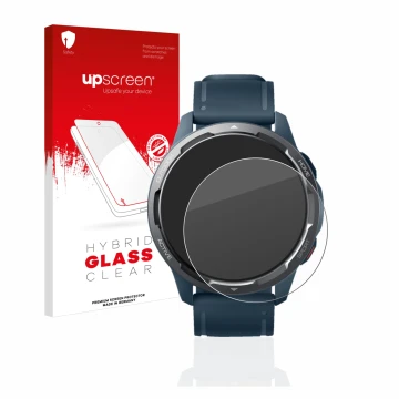 Parte frontale di una confezione del prodotto con il logo del marchio upscreen. Accanto è raffigurato il dispositivo Xiaomi Wa