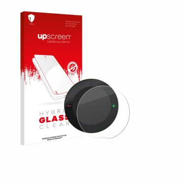 Parte frontale di una confezione del prodotto con il logo del marchio upscreen. Accanto è raffigurato il dispositivo Beeline V