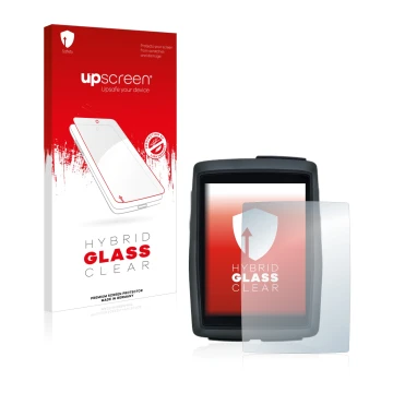 Parte frontale di una confezione del prodotto con il logo del marchio upscreen. Accanto è raffigurato il dispositivo Sigma BC 