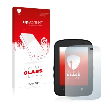 Parte frontale di una confezione del prodotto con il logo del marchio upscreen. Accanto è raffigurato il dispositivo TwoNav Te