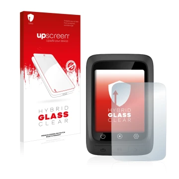 Parte frontale di una confezione del prodotto con il logo del marchio upscreen. Accanto è raffigurato il dispositivo CooSpo BC