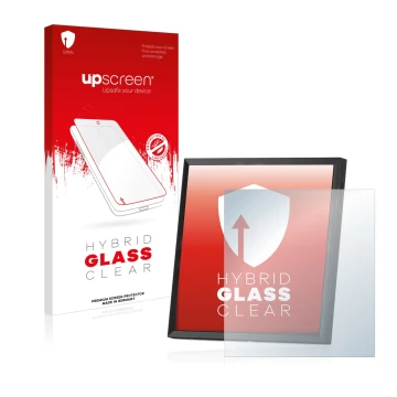 Parte frontale di una confezione del prodotto con il logo del marchio upscreen. Accanto è raffigurato il dispositivo Divoom Pi