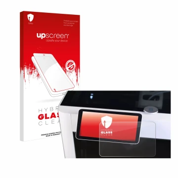 Parte frontale di una confezione del prodotto con il logo del marchio upscreen. Accanto è raffigurato il dispositivo Bambu Lab