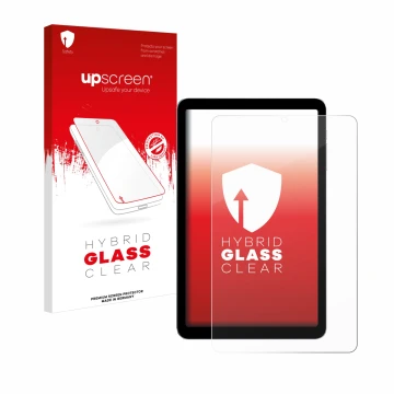 Parte frontale di una confezione del prodotto con il logo del marchio upscreen. Accanto è raffigurato il dispositivo Alldocube