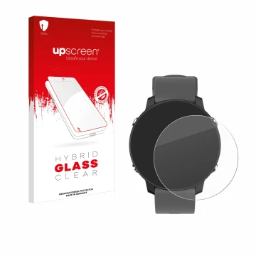 Parte frontale di una confezione del prodotto con il logo del marchio upscreen. Accanto è raffigurato il dispositivo Shot Scop