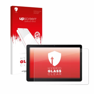 Parte frontale di una confezione del prodotto con il logo del marchio upscreen. Accanto è raffigurato il dispositivo Acer Icon