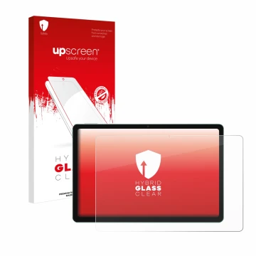 Parte frontale di una confezione del prodotto con il logo del marchio upscreen. Accanto è raffigurato il dispositivo Xiaomi Re