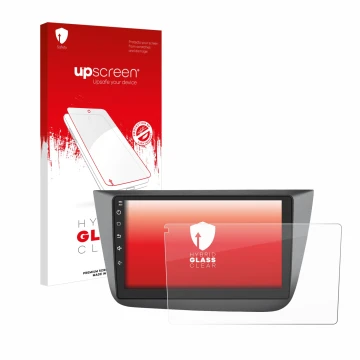 Parte frontale di una confezione del prodotto con il logo del marchio upscreen. Accanto è raffigurato il dispositivo Topway An