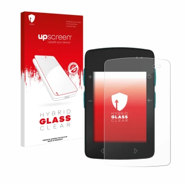 Parte frontale di una confezione del prodotto con il logo del marchio upscreen. Accanto è raffigurato il dispositivo TwoNav Ro