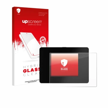 Parte frontale di una confezione del prodotto con il logo del marchio upscreen. Accanto è raffigurato il dispositivo REINER SC