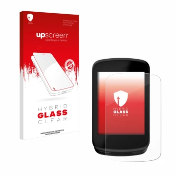 Parte frontale di una confezione del prodotto con il logo del marchio upscreen. Accanto è raffigurato il dispositivo Magene C6
