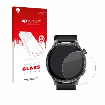 Parte frontale di una confezione del prodotto con il logo del marchio upscreen. Accanto è raffigurato il dispositivo TOZO S5 1