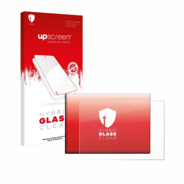 Parte frontale di una confezione del prodotto con il logo del marchio upscreen. Accanto è raffigurato il dispositivo G-STORY 1
