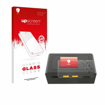 Parte frontale di una confezione del prodotto con il logo del marchio upscreen. Accanto è raffigurato il dispositivo Gens Ace 