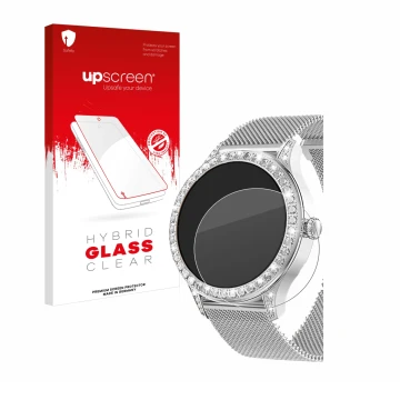 Parte frontale di una confezione del prodotto con il logo del marchio upscreen. Accanto è raffigurato il dispositivo Powerwill