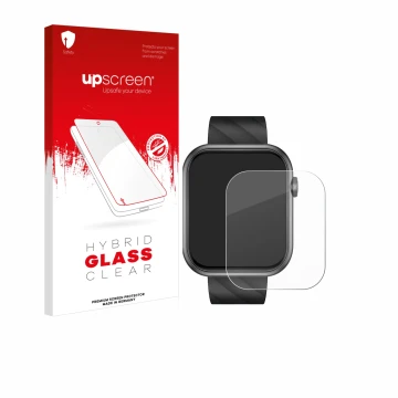 Parte frontale di una confezione del prodotto con il logo del marchio upscreen. Accanto è raffigurato il dispositivo Bekomiya 