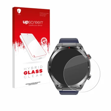 Parte frontale di una confezione del prodotto con il logo del marchio upscreen. Accanto è raffigurato il dispositivo Kardena C