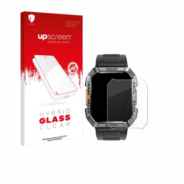 Parte frontale di una confezione del prodotto con il logo del marchio upscreen. Accanto è raffigurato il dispositivo Iowodo W6