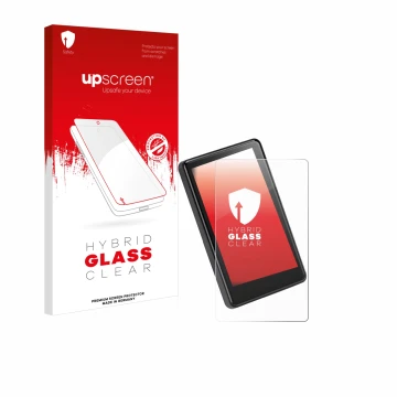 Parte frontale di una confezione del prodotto con il logo del marchio upscreen. Accanto è raffigurato il dispositivo Bafang C0