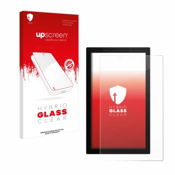 Parte frontale di una confezione del prodotto con il logo del marchio upscreen. Accanto è raffigurato il dispositivo SONOFF NS