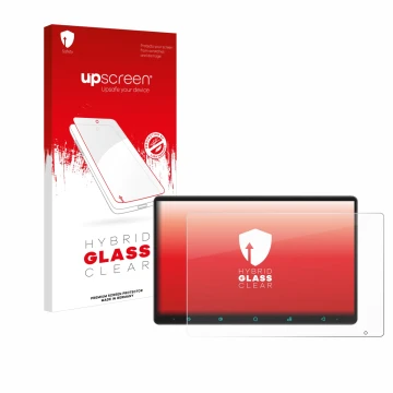 Parte frontale di una confezione del prodotto con il logo del marchio upscreen. Accanto è raffigurato il dispositivo Joying Ca