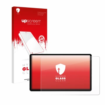 Parte frontale di una confezione del prodotto con il logo del marchio upscreen. Accanto è raffigurato il dispositivo Xgody Q17