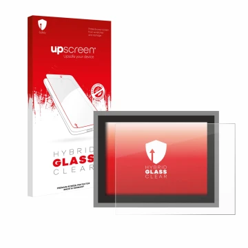 Parte frontale di una confezione del prodotto con il logo del marchio upscreen. Accanto è raffigurato il dispositivo Megger MF