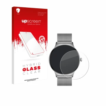 Parte frontale di una confezione del prodotto con il logo del marchio upscreen. Accanto è raffigurato il dispositivo Pireware 