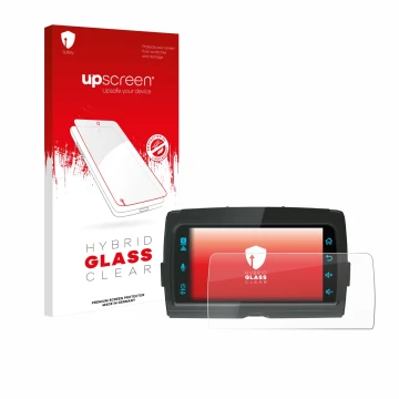 Parte frontale di una confezione del prodotto con il logo del marchio upscreen. Accanto è raffigurato il dispositivo Diamond A