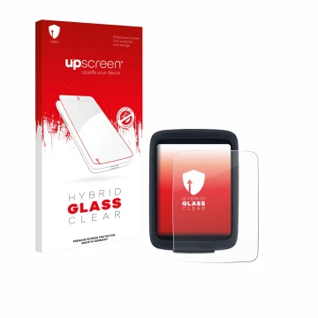 Parte frontale di una confezione del prodotto con il logo del marchio upscreen. Accanto è raffigurato il dispositivo Sigma BC 