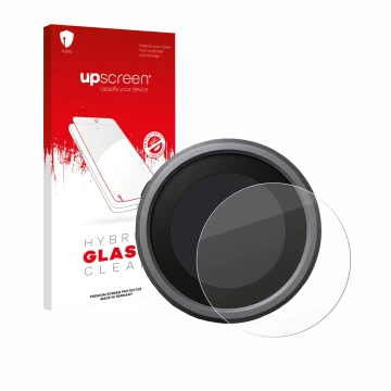 Parte frontale di una confezione del prodotto con il logo del marchio upscreen. Accanto è raffigurato il dispositivo Honda CL5