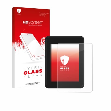 Parte frontale di una confezione del prodotto con il logo del marchio upscreen. Accanto è raffigurato il dispositivo Neodrives