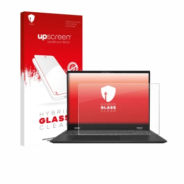 Parte frontale di una confezione del prodotto con il logo del marchio upscreen. Accanto è raffigurato il dispositivo MSI Prest