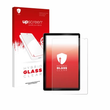 Parte frontale di una confezione del prodotto con il logo del marchio upscreen. Accanto è raffigurato il dispositivo Yicty C10