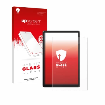 Parte frontale di una confezione del prodotto con il logo del marchio upscreen. Accanto è raffigurato il dispositivo Whitedeer
