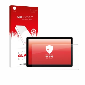 Parte frontale di una confezione del prodotto con il logo del marchio upscreen. Accanto è raffigurato il dispositivo Skoda Elr